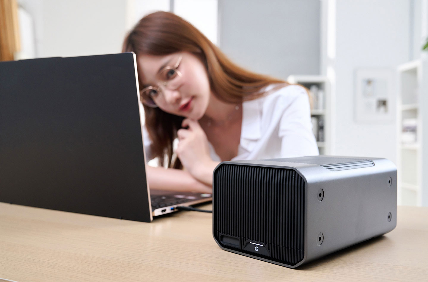 G-RAID PROJECT 2 是為專業創作者量身打造的外接式儲存系統，搭配 WD 企業級硬碟讓資料儲存更安心！